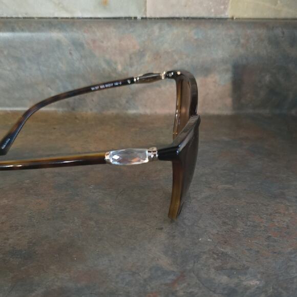 Swarovski Dark Brown Women's Sunglasses - Picture 3 of 6